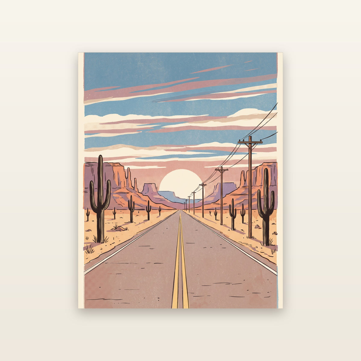 Desert Highway - printable artwork