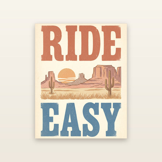 Ride Easy - printable artwork