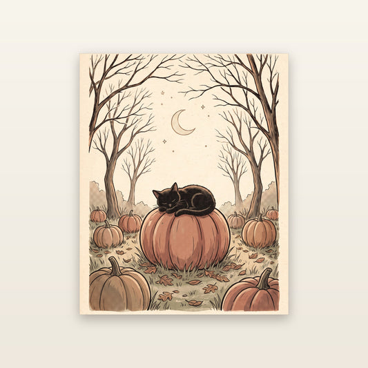 The Pumpkin Patch - printable artwork