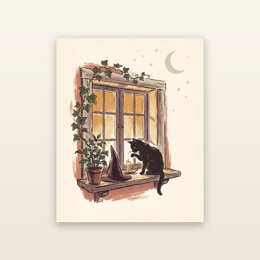 The Witch's Window - printable artwork