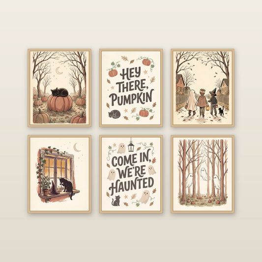 Cute Halloween - framed print mockup