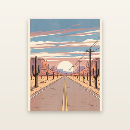 Desert Highway - printable artwork