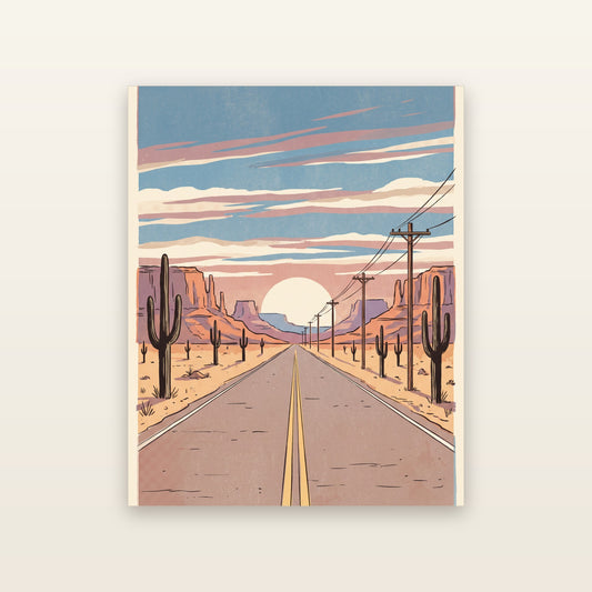 Desert Highway - printable artwork