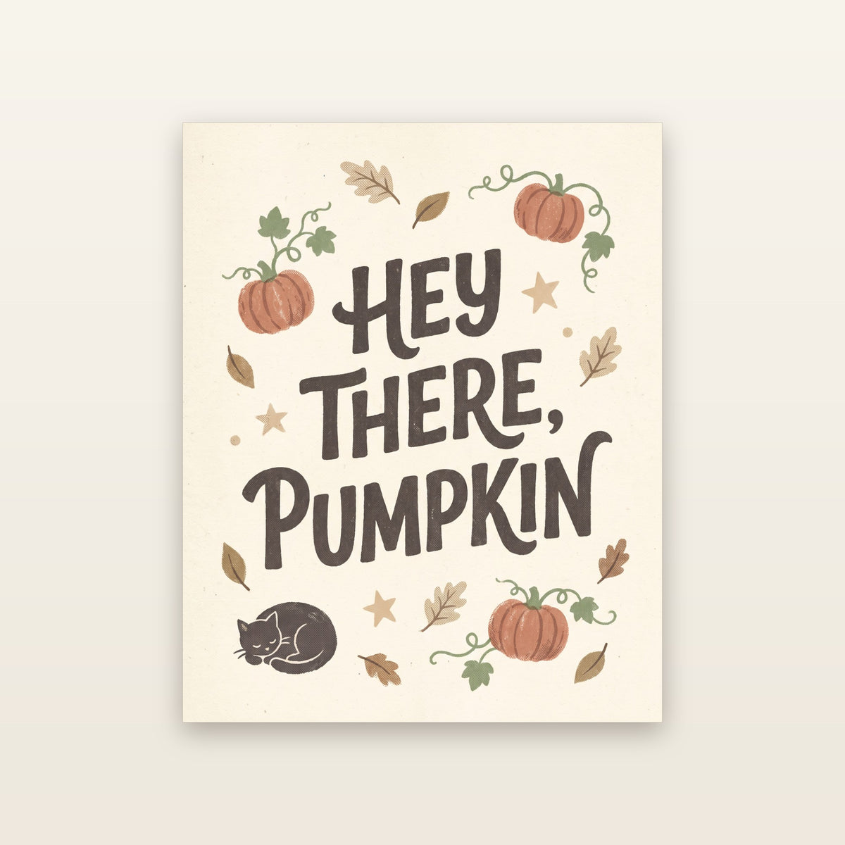 Hey There, Pumpkin - printable artwork