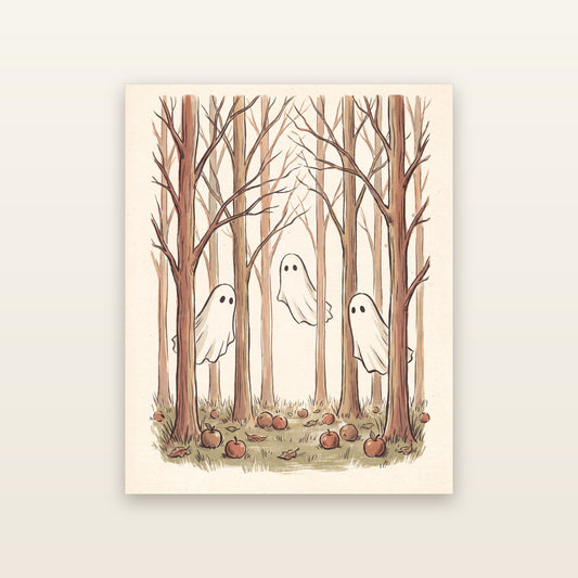 Orchard Ghosts - printable artwork