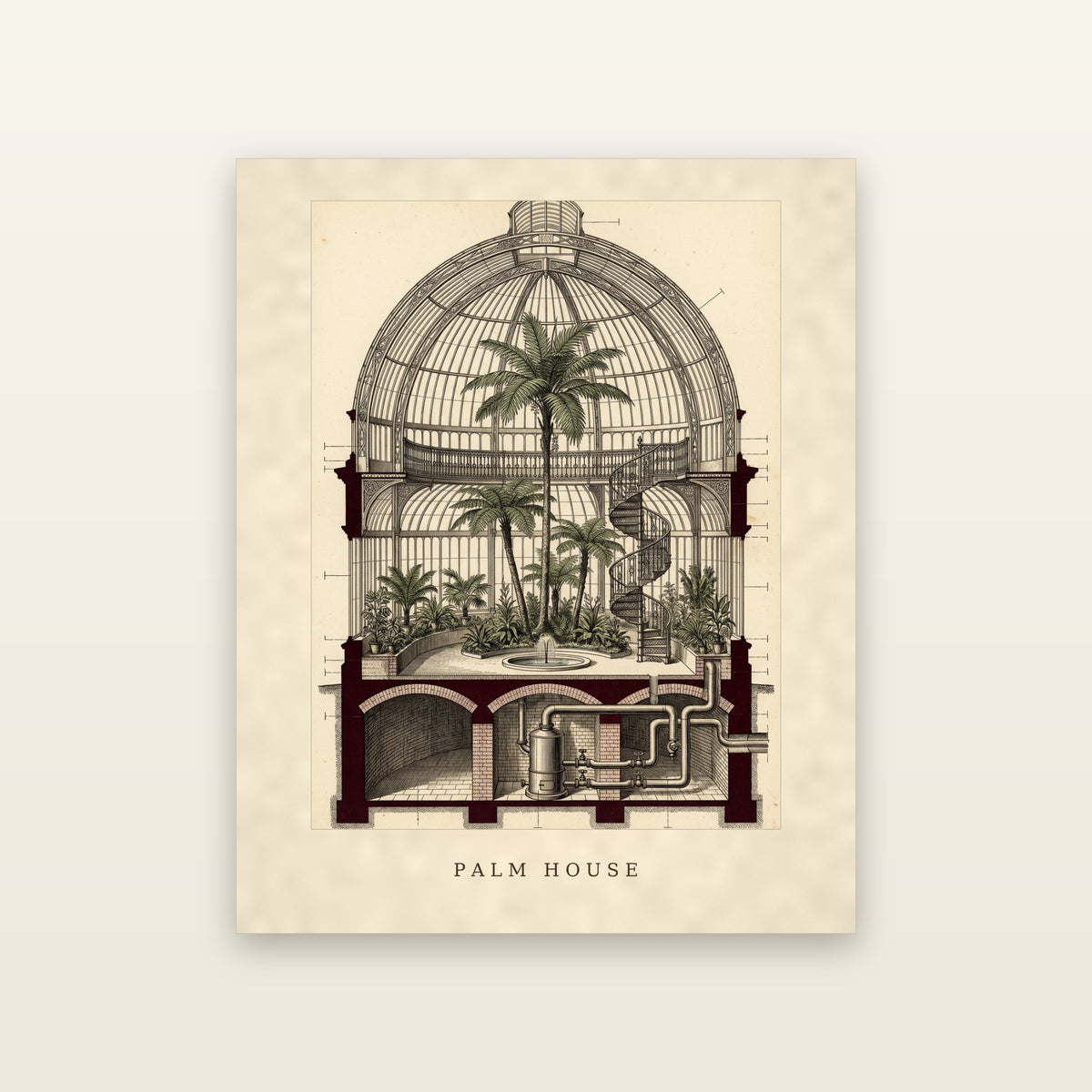Palm House - printable artwork