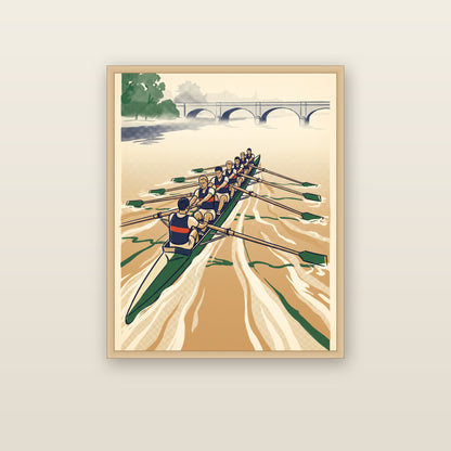 The Eight - framed print mockup