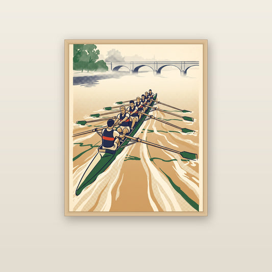 The Eight - framed print mockup
