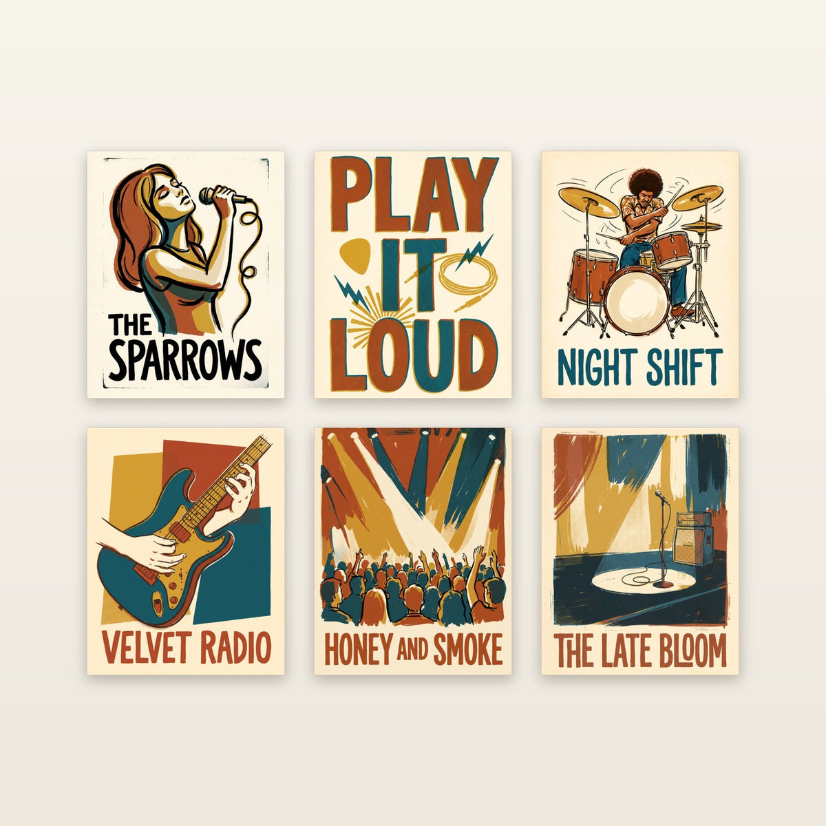 The Gig Poster - printable artwork