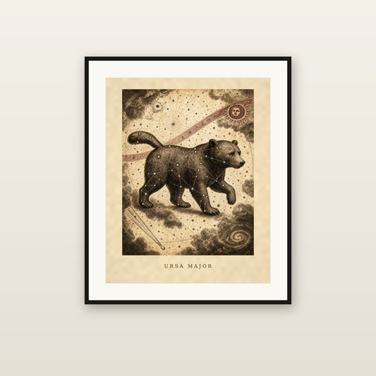 Ursa Major - framed print mockup
